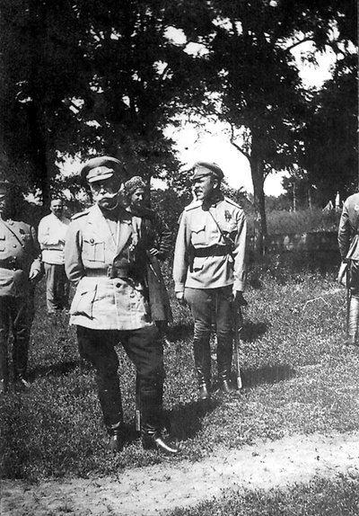 Mihail Alekseyev, Gönüllü Ordu Başkomutanı, Ekaterinodar yakınlarında, Rusya, 1918 by Unbekannt