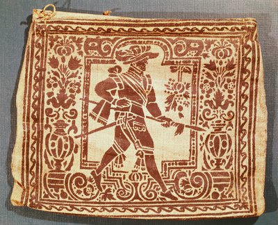 Otuz Yıl Savaşları (1618-48) döneminde askeri postacının mektup çuvalı (tekstil) by Unbekannt