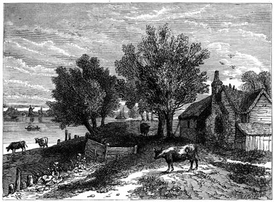 Millbank, Londra, c1800 1891 by Unbekannt