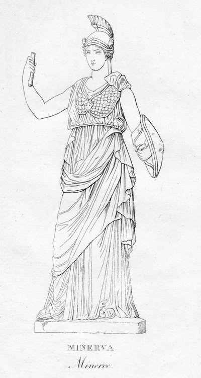 Minerva Minerve, c1850 by Unbekannt