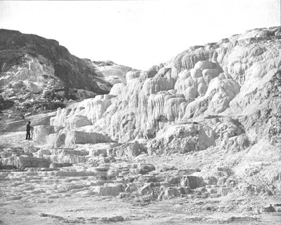 Minerva Terası, Yellowstone Parkı, ABD, c1900. by Unbekannt