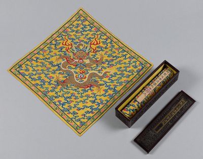 Jing ve Wei Nehirlerinin Kavşağında Berrak ve Çamurlu Suların Karışması, 1736-95. by Unbekannt