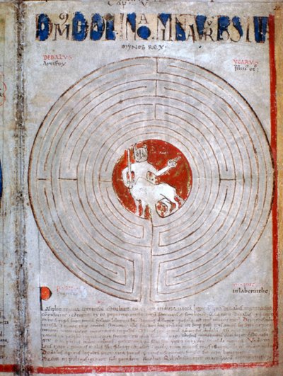 Minotaur bir labirentte, Liber Floridus