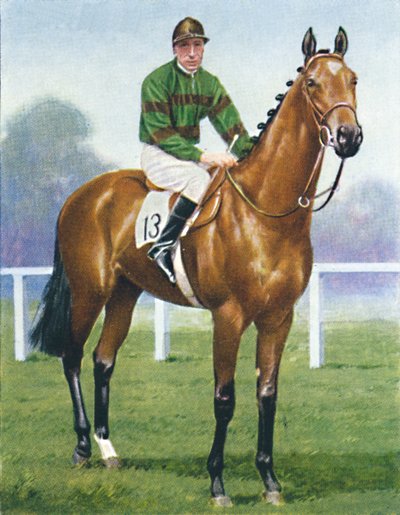 Mirza II, Jokey: H. Wragg, 1939 by Unbekannt