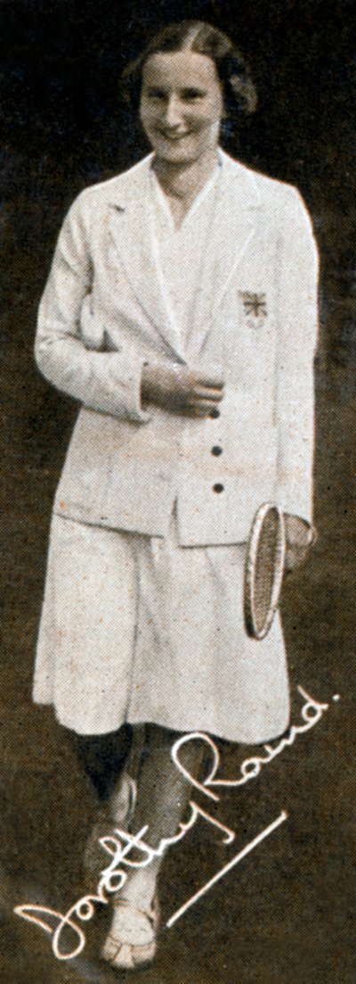 Bayan Dorothy Round, Wimbledon Kadınlar Şampiyonu, 1934 by Unbekannt