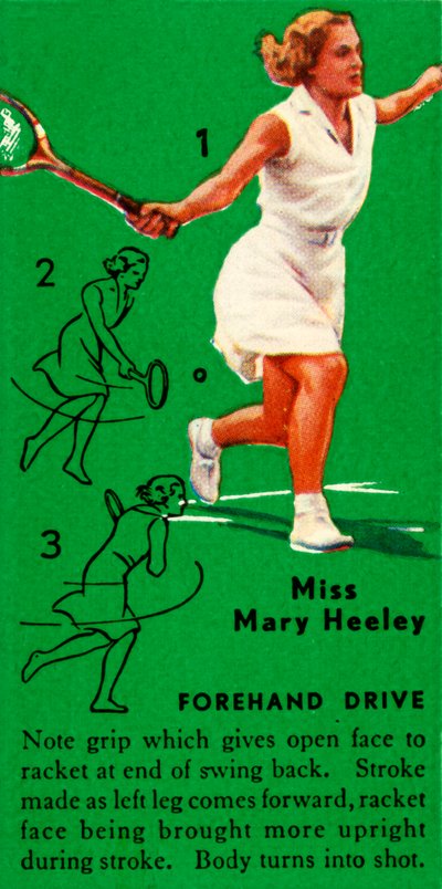 Bayan Mary Heeley - Forehand Drive, c1935. by Unbekannt