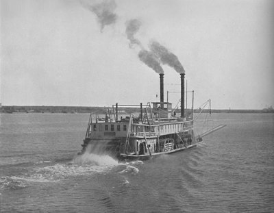 Mississippi Nehri Buharlı Pişirici, c1897. by Unbekannt