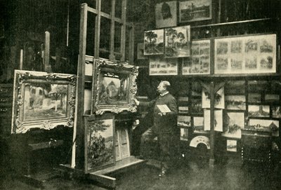 Mösyö Detaille, Stüdyosunda, 1900. by Unbekannt