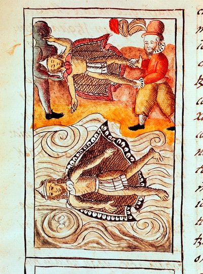 Montezuma II, son Aztek imparatoru, 1520 by Unbekannt
