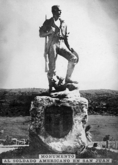 San Juan Tepesi'ndeki Americna Soldier Anıtı, 1920'ler by Unbekannt