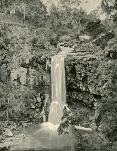 Moorabool Şelalesi, Victoria, 1901. by Unbekannt