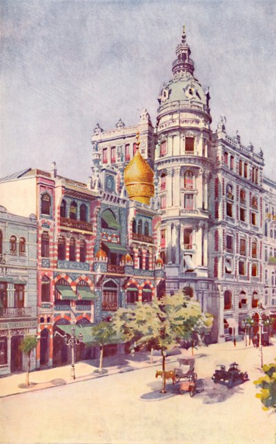 Mağribi Binası ve Messrs. Guinles Ofisleri, Avenida Rio Branco, 1914 by Unbekannt