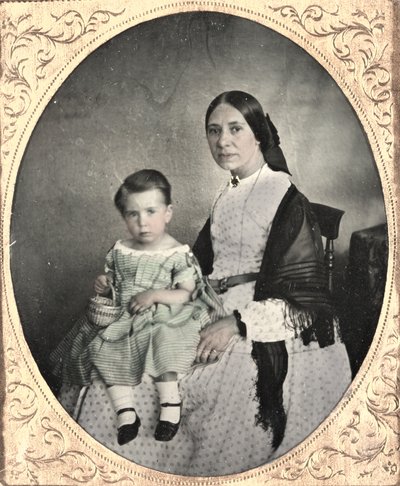 Anne ve Çocuk, c. 1860. by Unbekannt