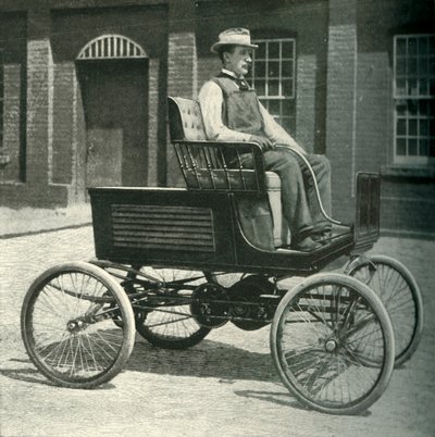 Yeni Akü ile Donatılmış Motorlu Araba, 1902. by Unbekannt
