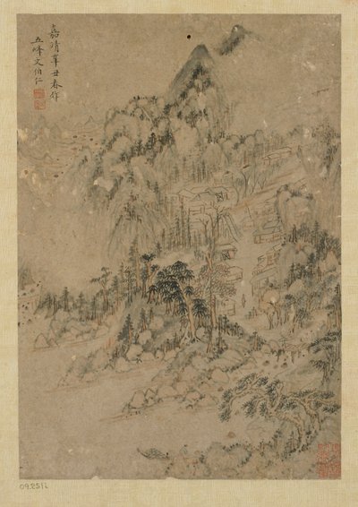 Dağ köyü, Ming hanedanı, 1550-1644. by Unbekannt