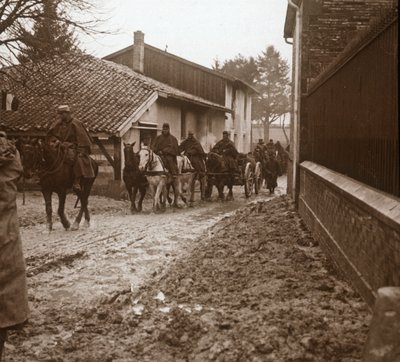 Topçu atlı Fransız askerleri, c1914-c1918 by Unbekannt