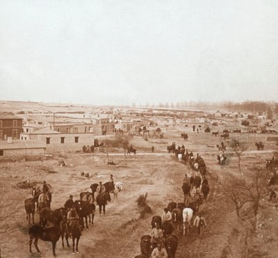 Atlı askerler, Somme-Tourbe, kuzey Fransa, c1914-c1918 by Unbekannt