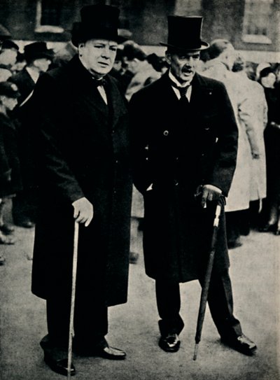 Bay Chamberlain ve Bay Churchill, 23 Şubat 1940, 1945. by Unbekannt