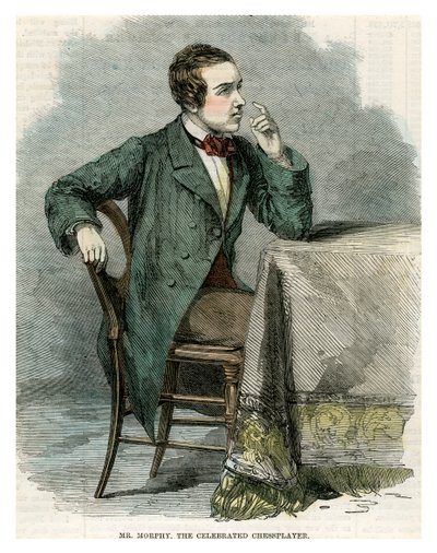 Bay Morphy, Ünlü Satranç Oyuncusu, 19. yüzyıl by Unbekannt