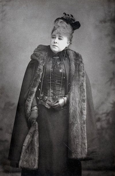Bayan Bancroft nee Marie Wilton 1840-1921, İngiliz aktris, c1890 by Unbekannt