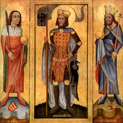 Mulhouse Altarpiece, açık, c1385 1955 by Unbekannt