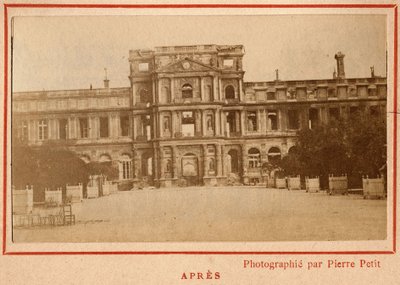Paris Belediyesi (1871): Mayıs 1871 yangınından sonra Paris