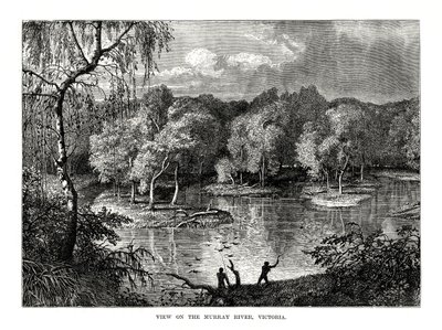 Murray Nehri, Victoria, Avustralya, 1877 by Unbekannt