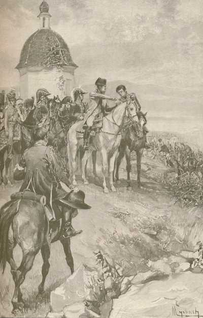 Napolyon ve Asası, Austerlitz'de, 1896 by Unbekannt