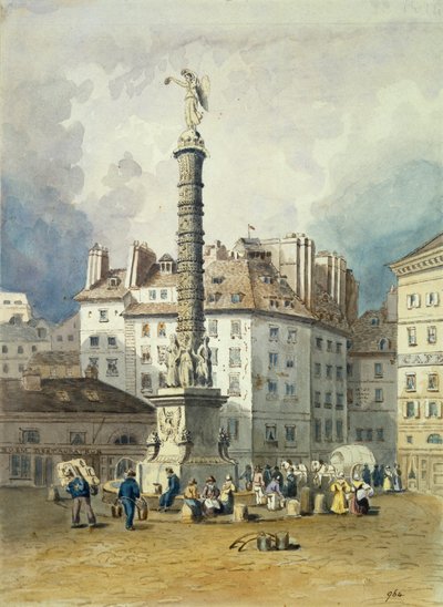 Napolyon Sütunu, Place du Chatelet, Paris, 19. yüzyıl by Unbekannt