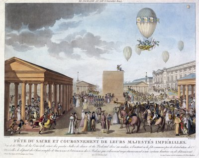 Napolyon'un taç giyme töreni, 3 Aralık 1804 by Unbekannt