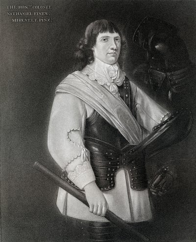 Nathaniel Fiennes, c1608-1669, İngiliz politikacı, 17. yüzyıl, 1899 by Unbekannt