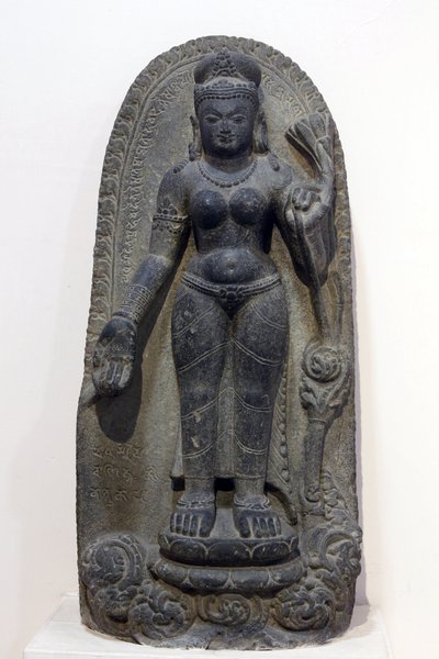 Hindistan Ulusal Müzesi, Delhi. Tara. Pala, MS 8. yüzyıl, Bihar. Taş. Hindistan. by Unbekannt