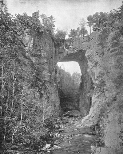 Doğal Köprü, Virginia, ABD, c1900. by Unbekannt
