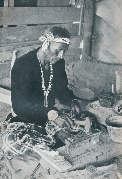 Navajo Gümüş ve Turkuaz Takı, 1931 by Unbekannt