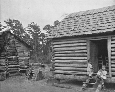 Negro Log Huts, Thomasville, Georgia, ABD, c1900. by Unbekannt