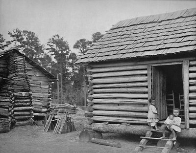 Negro Günlük Kulübeleri, Thomasville, Georgia, c1897. by Unbekannt
