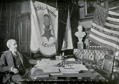 Nelson A Miles, ABD Ordusu generali, karargahında, 1898 by Unbekannt