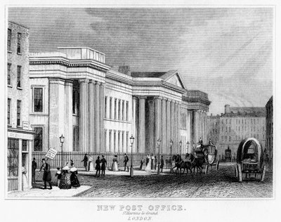 New Post Office, St Martins le Grand, Londra Şehri, 19. yüzyıl by Unbekannt