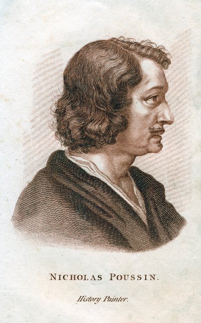 Nicolas Poussin, Fransız klasik ressam, c19. yüzyıl by Unbekannt
