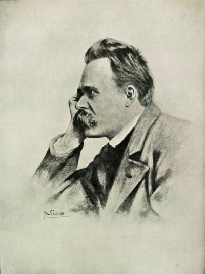 Nietzsche, 1919. by Unbekannt