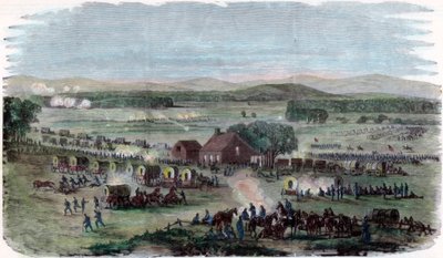 Savaş Cedar Dağı Gecesi, Culpeper County, Virginia, Amerikan İç Savaşı, 9 Ağustos 1862 by Unbekannt