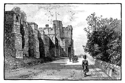 Kuzey Terası ve Wykeham Kulesi, Windsor Kalesi, c1888 by Unbekannt