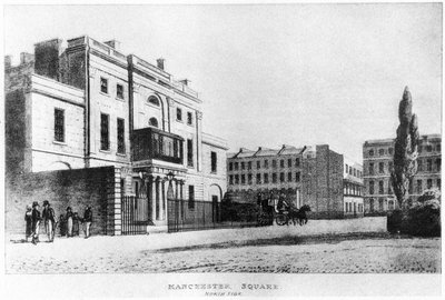 Kuzey tarafı, Manchester Meydanı, Londra, c 19. yüzyıl 1907 by Unbekannt