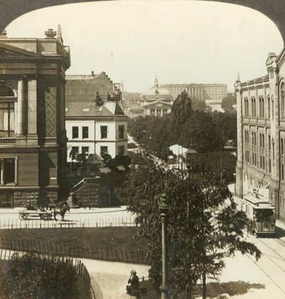 Norveçliler iyi Başkent, Christiania, Norveç, c1905. by Unbekannt