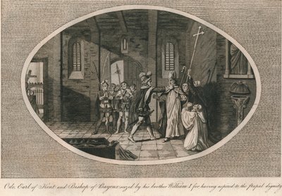 Odo, Kent Kontu ve Bayeux Piskoposu, kardeşi I. William tarafından ele geçirildi, 1082 1793 by Unbekannt