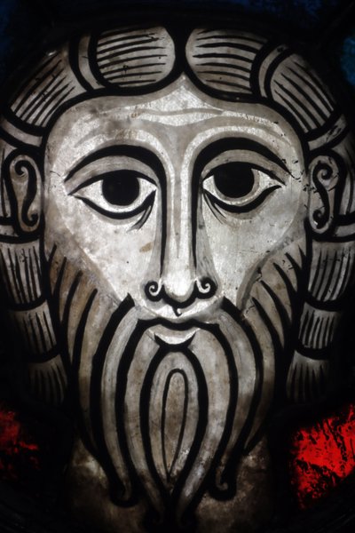 Oeuvre Notre Dame Müzesi. Romanesk vitray pencere Wissembourg
