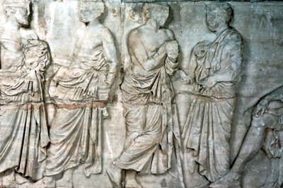 Yetkililer, Parthenon'dan friz, MÖ 438-432 by Unbekannt