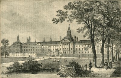 Eski Bethlehem Hastanesi, Moorfields yaklaşık 1750, c1872. by Unbekannt