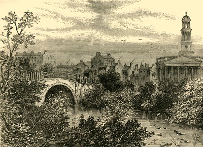 Gölün Üzerindeki Eski Köprü, Regents Park, 1847, c1876. by Unbekannt