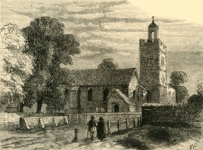 1750 yılında Eski Camberwell Kilisesi, c1878. by Unbekannt